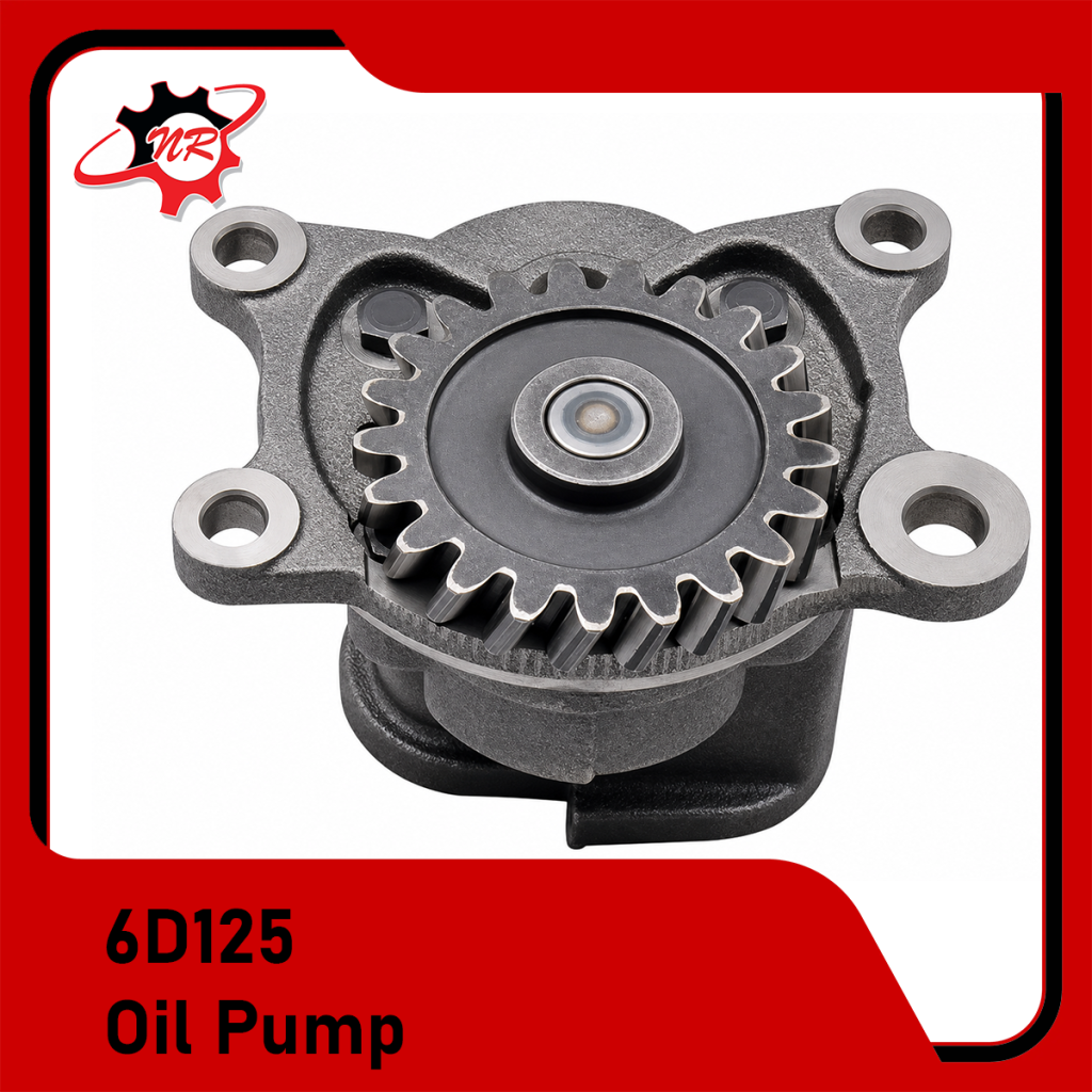 Komatsu-Engine-Parts-6D125-Oil-Pump