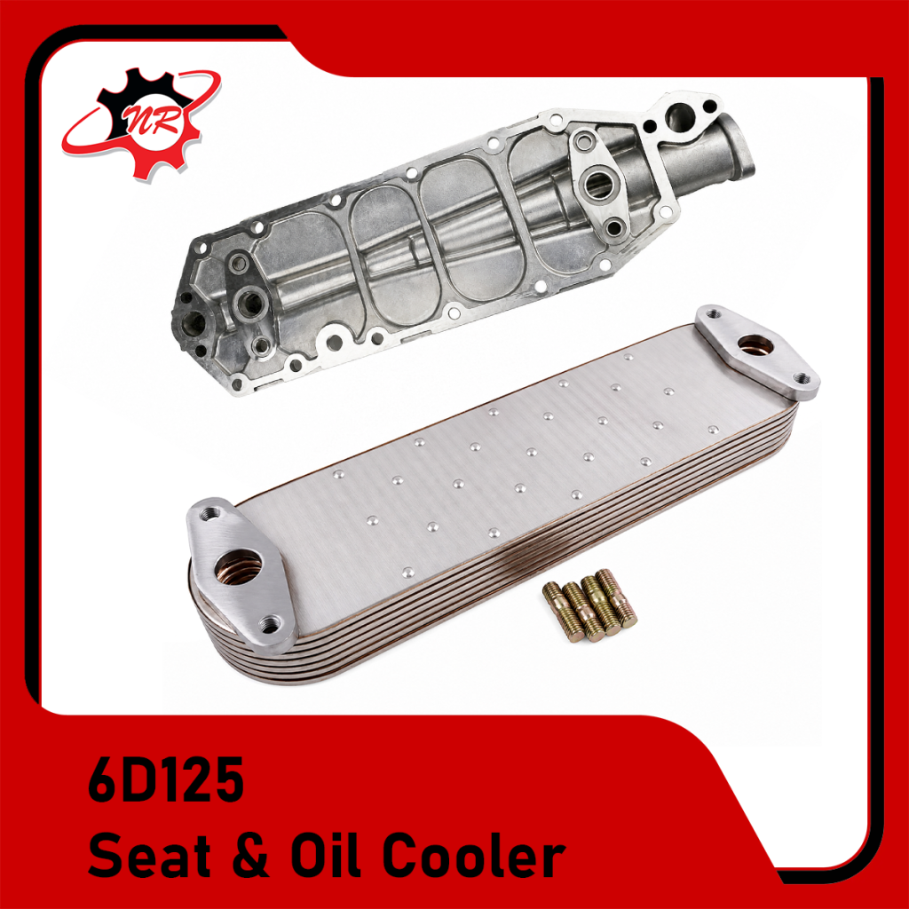 Komatsu-Engine-Parts-6D125-SeatOil-Cooler
