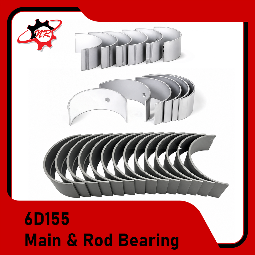 Komatsu-Engine-Parts-6D155-MainRod-Bearing