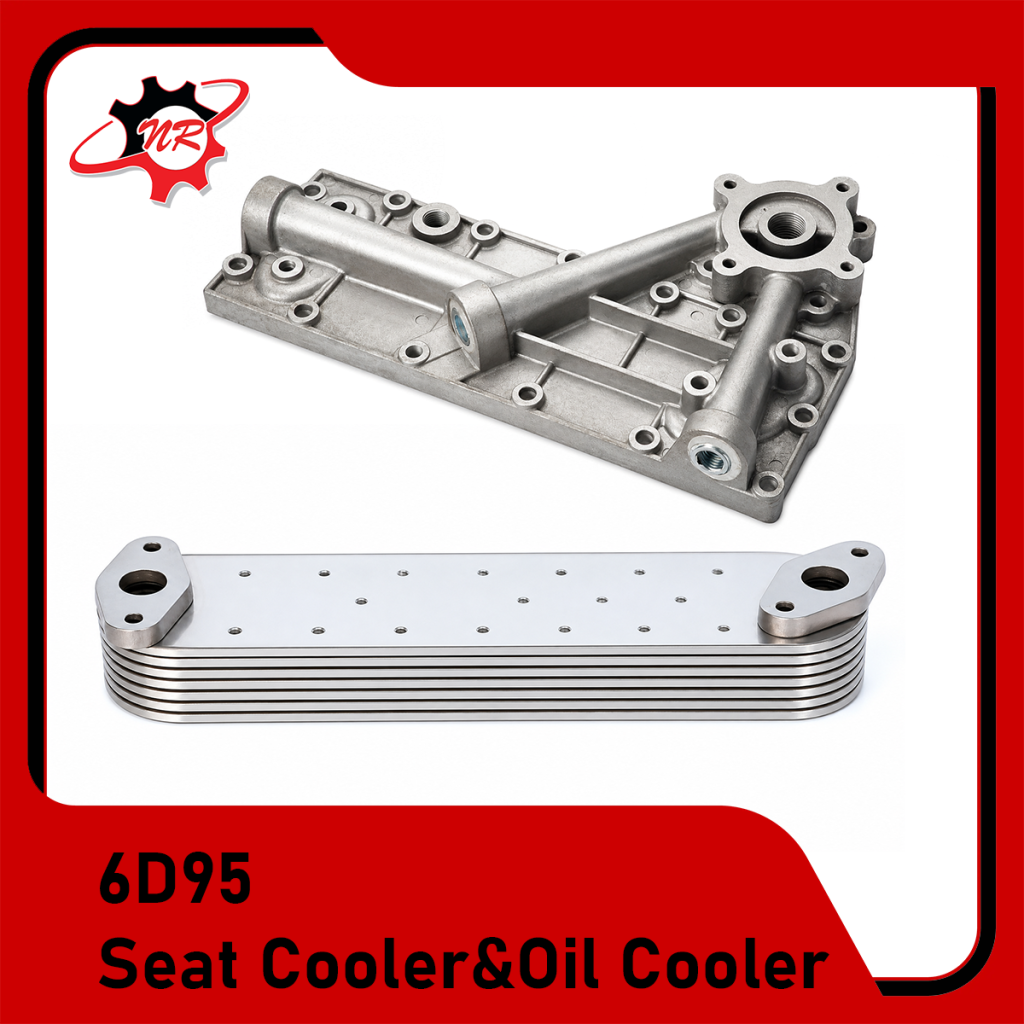 Komatsu-Engine-Parts-6D95-Seat-CoolerOil-Cooler